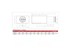Akoestisch geïsoleerd plenum voor plafondrooster – 200 naar 125 mm